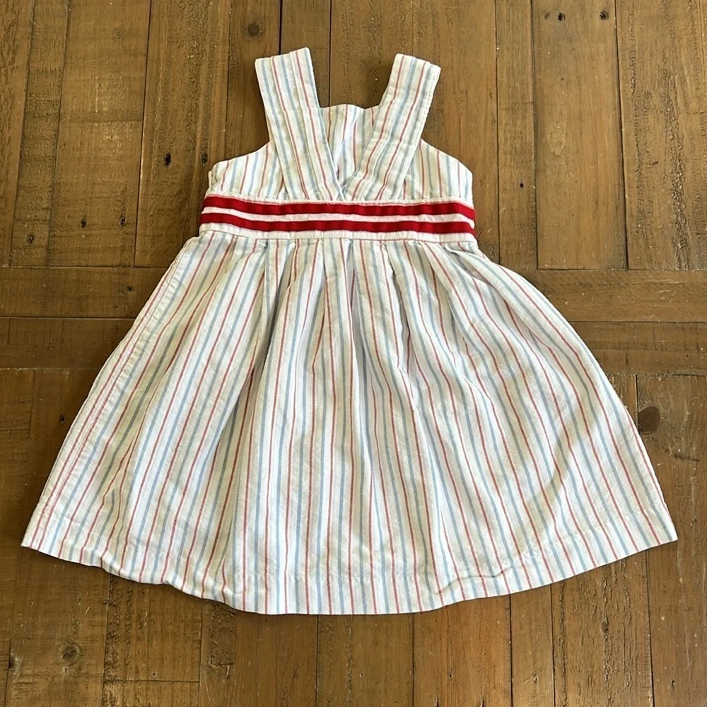 Janie and jack red white and blue tunic and bloomer set